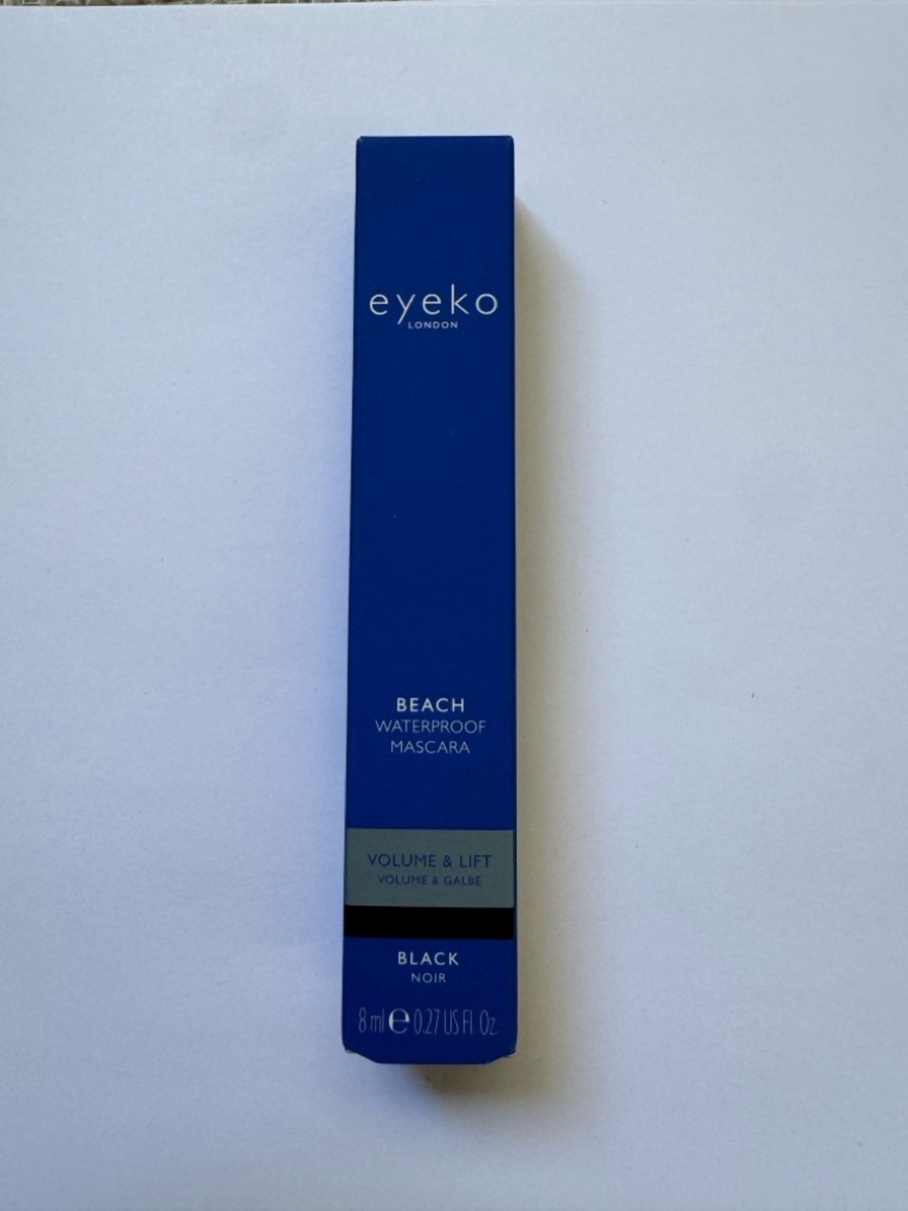 Eyeko Waterproof Mascara in Deep Blue Tube